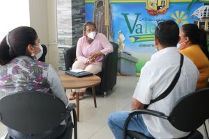 Marcia Caicedo, Alcaldesa (e) recibió a líderes, lideresas y ciudadanía de zona urbana y rural del cantón Valencia