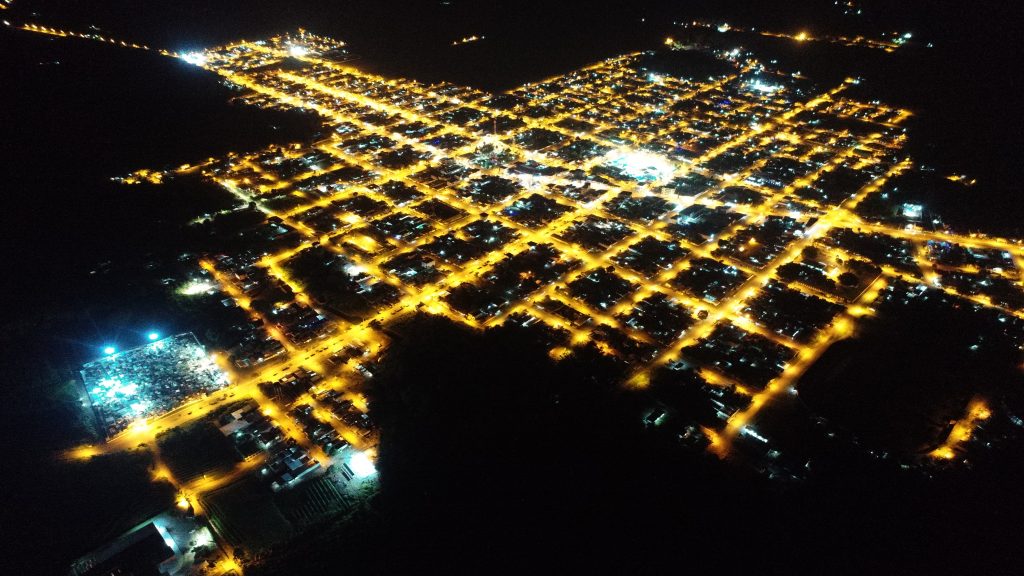 Vista área y nocturna de Valencia en el siglo XXI