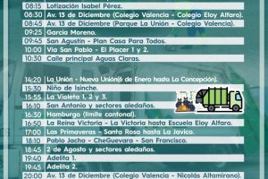 HORARIOS DE RECOLECCIÓN DE BASURA.